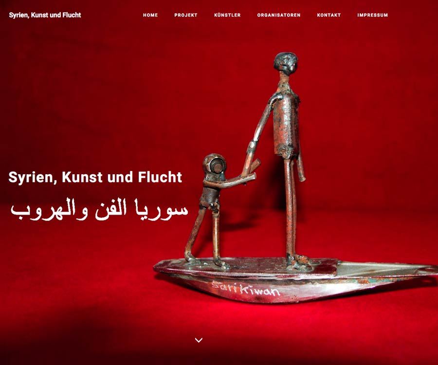 Syrien, Kunst und Flucht, ein Ausstellungsprojekt mit syrische Künstler in Köln